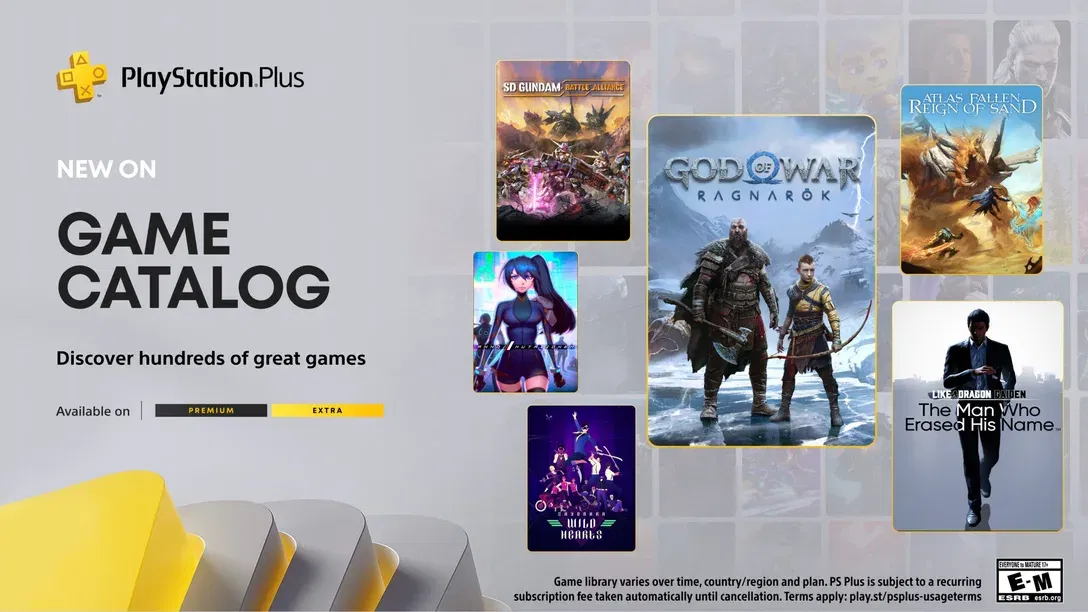 Nove igre dolaze na PS+ Extra među njima i God of War Ragnarok