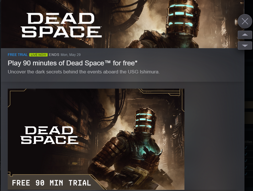 Besplatno možete isprobati Dead Space Remake TEHIX